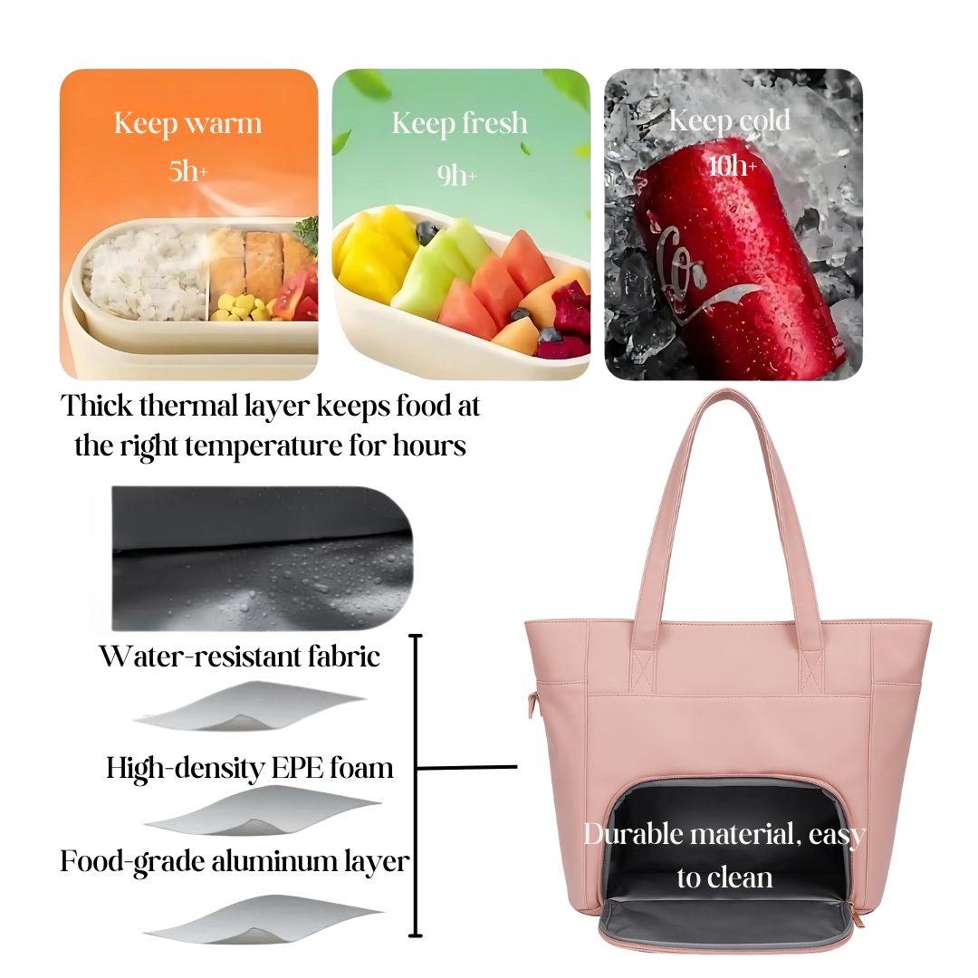 Women’s bag with thermal compartment